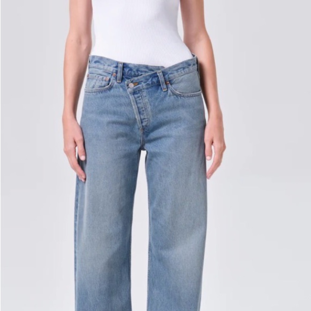 Agolde Arc Criss Cross Jeans